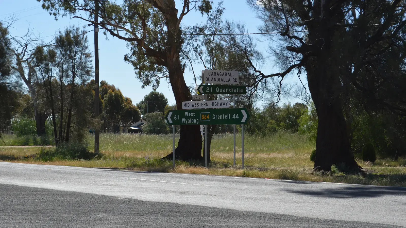 Australian warning and regulatory road signs