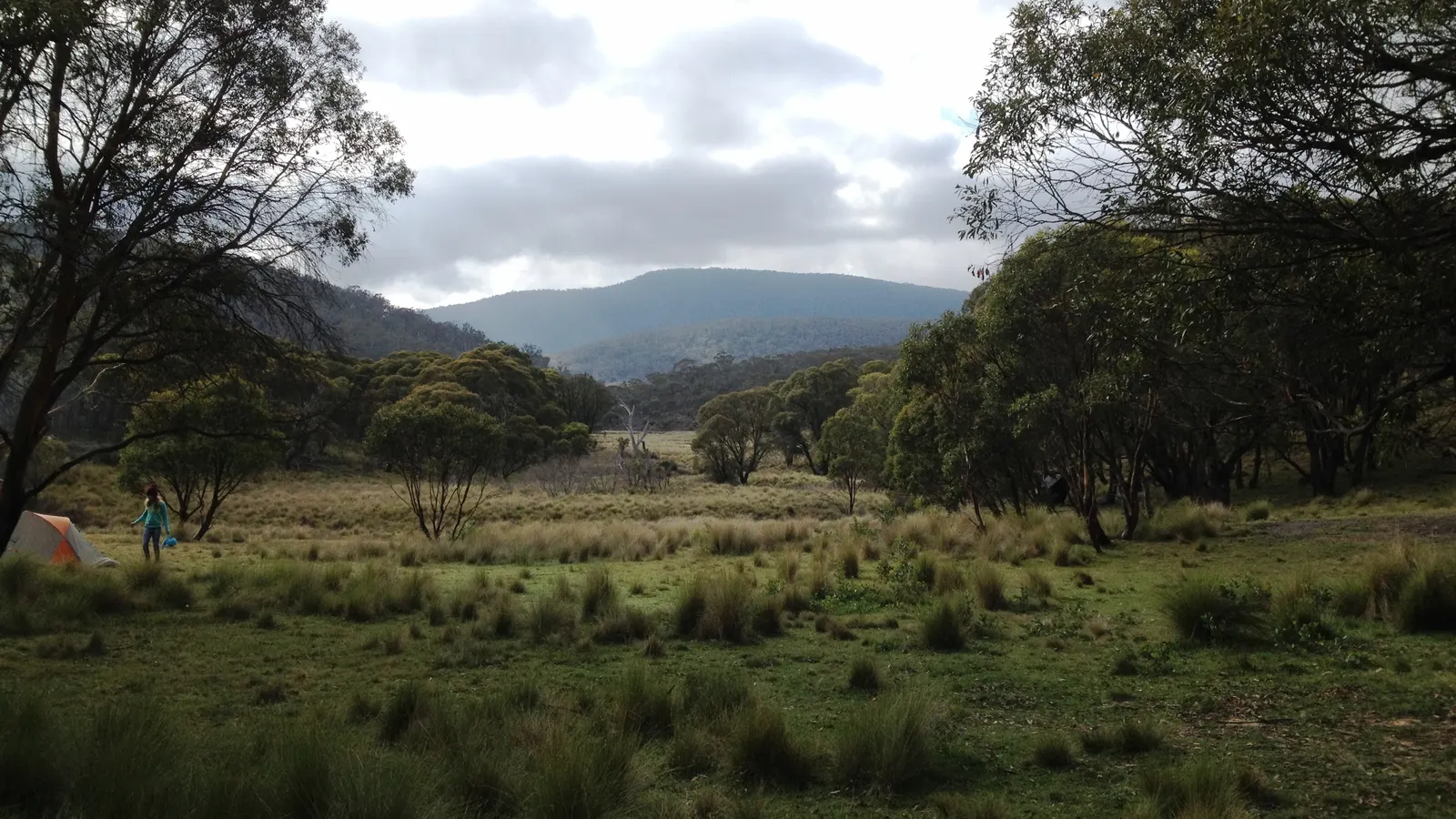 Campground in the ACT ranges