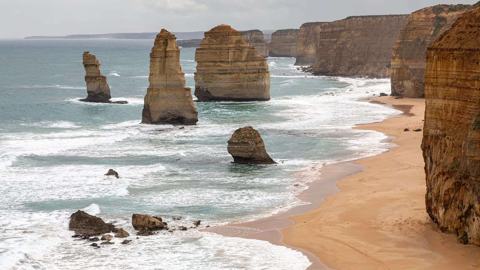 Great Ocean Road coast in Victoria