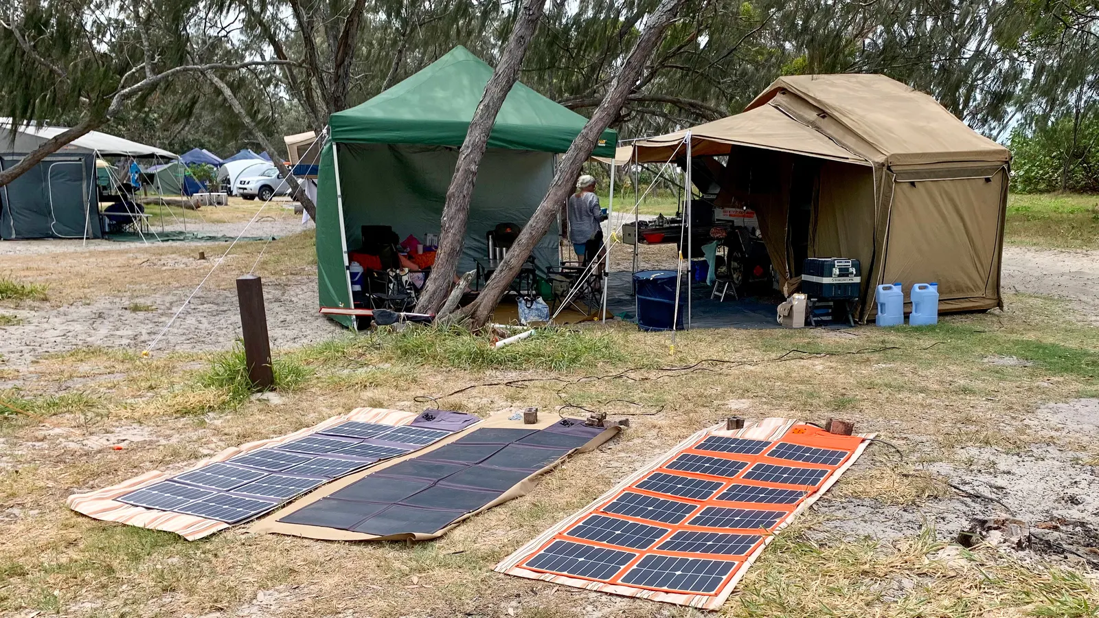 Simple free campground in Australia
