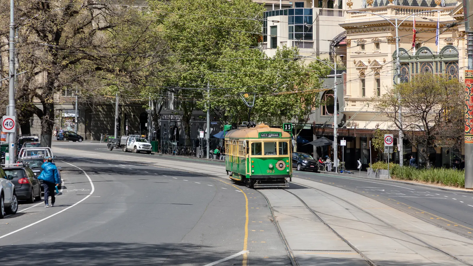Public transport in an Australian city