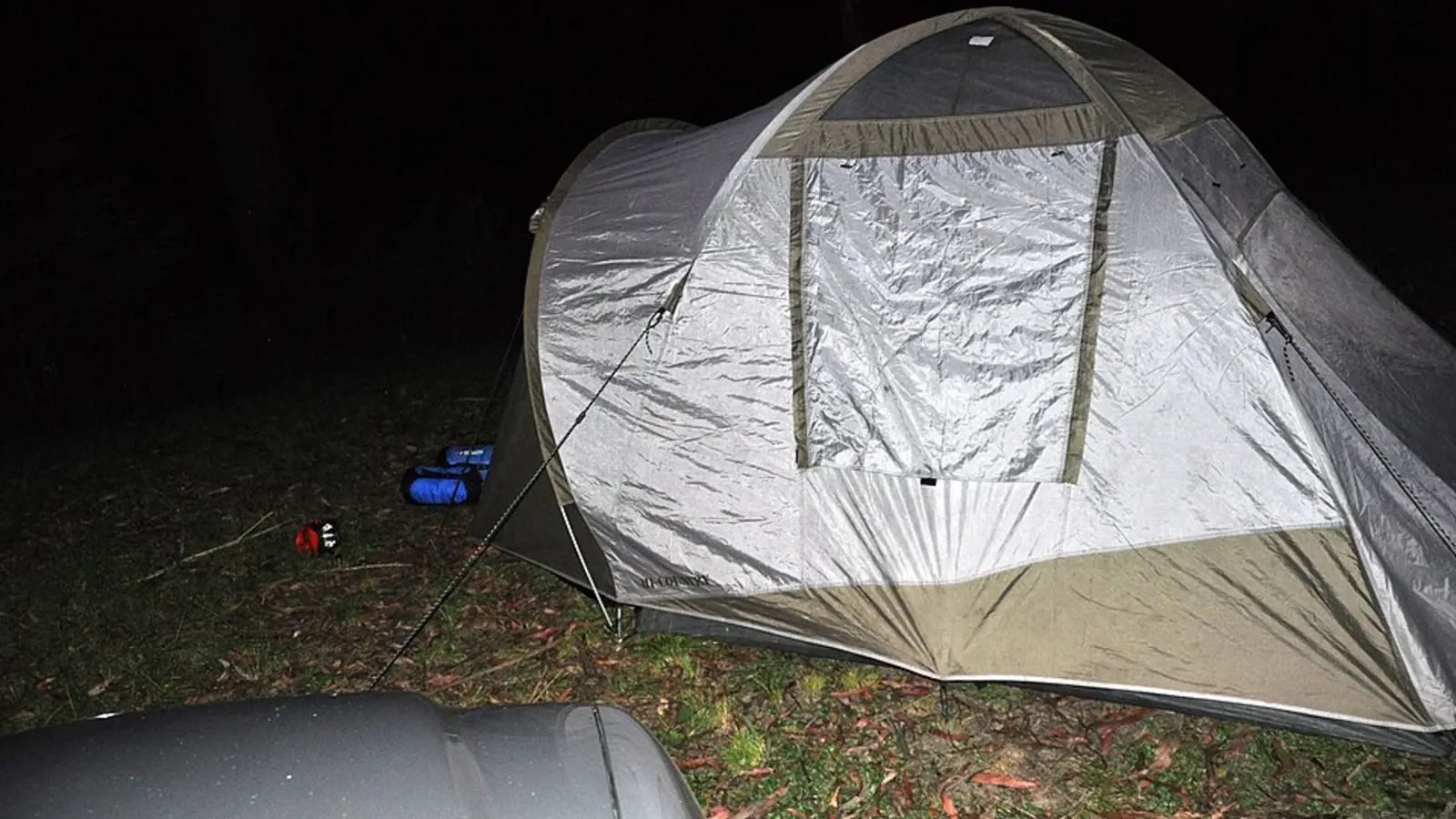 Clean low-impact Australian campsite